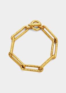 Ben-Amun 24K Hammered Yellow Gold Cable Chain Bracelet