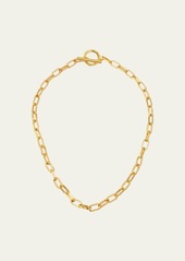 Ben-Amun Anabella Gold Small Oval Chain Necklace