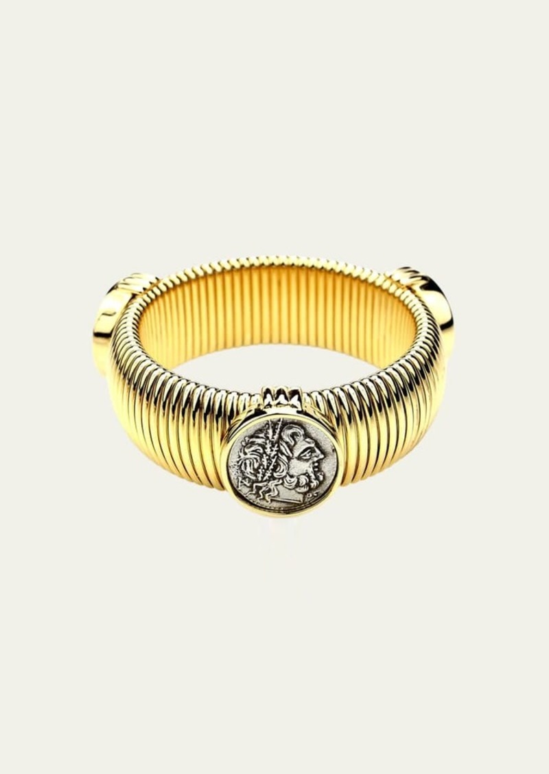 Ben-Amun Roman Coin Elastic Bracelet