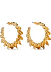 Ben-amun Woman 24-karat Gold-plated Hoop Earrings Gold