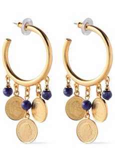 Ben-Amun - 24-karat gold-plated stone earrings - Metallic - OneSize
