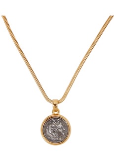 Ben-Amun Roman Coin Snake Chain Necklace