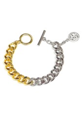 Ben-Amun Two Tone Chain Link Bracelet in Gold Silver at Nordstrom