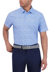 Ben Sherman Broken Record Tech Jersey Sports Fit Polo - Blue