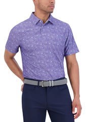 Ben Sherman Broken Record Tech Jersey Sports Fit Polo - Blue