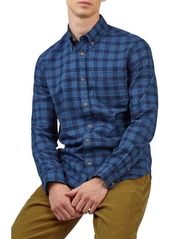 Ben Sherman Check Cotton Button-Down Shirt