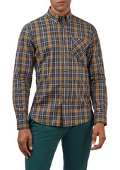 Ben Sherman Check Cotton Button-Down Shirt