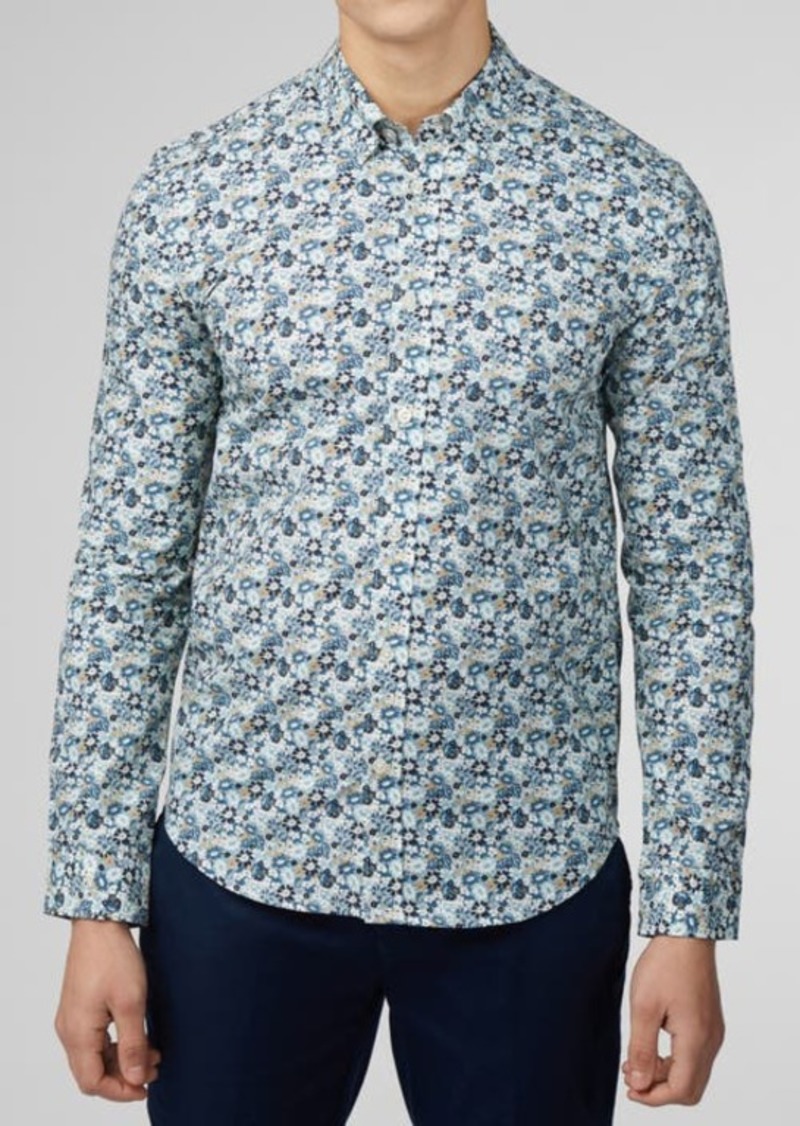 Ben Sherman Floral Button-Up Shirt