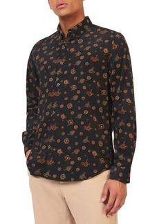 Ben Sherman Floral Corduroy Button-Down Shirt