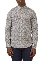 Ben Sherman Floral Cotton Button-Down Shirt