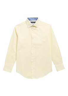 Ben Sherman Kids' Oxford Button-Down Shirt in Yellow at Nordstrom Rack
