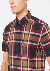 Ben Sherman Men's Block Plaid Shirt - Red