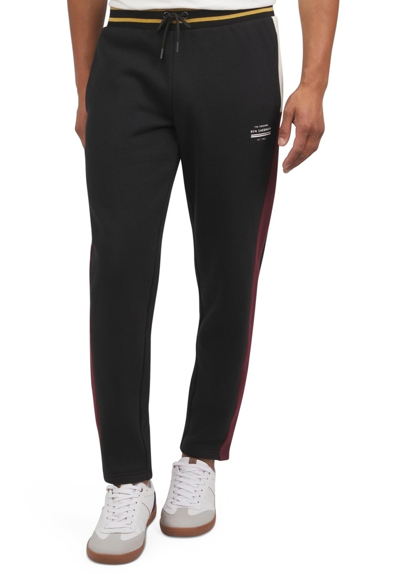 Ben Sherman Men's Colorblocked Sweatpants - Black