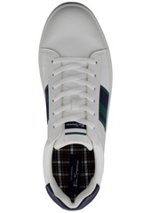 Ben Sherman Men's Hampton Stripe Low Court Casual Sneakers from Finish Line - White/Navy