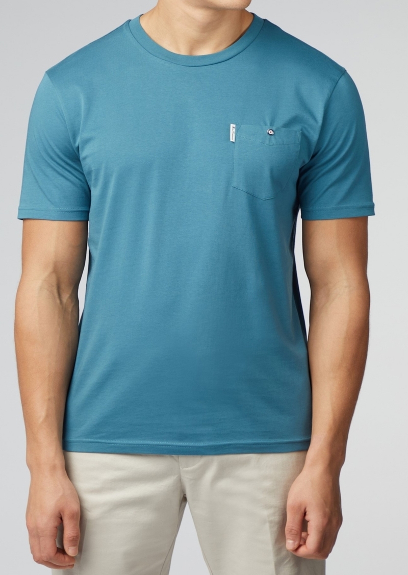 Ben Sherman Men's Signature Pocket Short Sleeve T-shirt - Teal