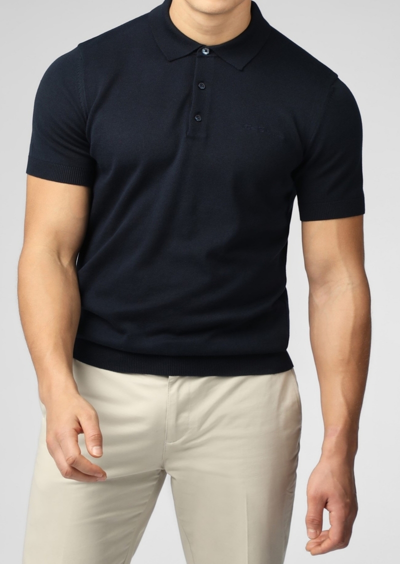 Ben Sherman Men's Signature Short Sleeve Polo Shirt - Dark Navy