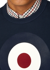 Ben Sherman Men's Signature Target Graphic Crewneck Sweatshirt - Dark Navy