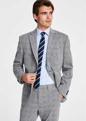 Ben Sherman Men's Skinny-Fit Stretch Suit Jacket - Grey/blue Plaid