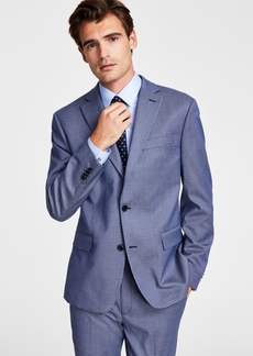 Ben Sherman Men's Skinny-Fit Stretch Suit Jacket - Blue Solid