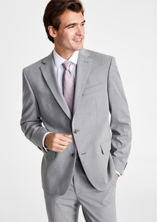 Ben Sherman Men's Skinny-Fit Stretch Suit Jacket - Grey/white Pinstripe