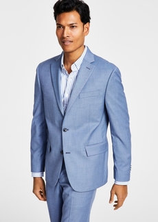 Ben Sherman Men's Skinny-Fit Stretch Suit Jacket - Blue Sharkskin