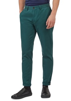 Ben Sherman Men's Slim-Fit Stretch Five-Pocket Branded Chino Pants - Ocean Green