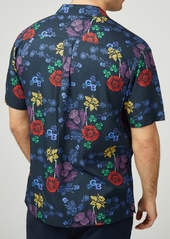 Ben Sherman Men's Team Gb Floral Shirt - Dark Navy