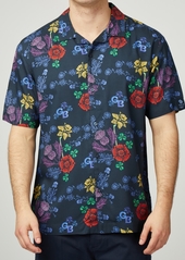 Ben Sherman Men's Team Gb Floral Shirt - Dark Navy