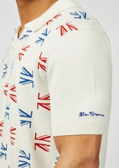 Ben Sherman Men's Team Gb Union Flag Polo Shirt - Ivory