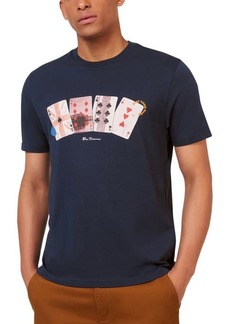 Ben Sherman Playing Cards Organic Cotton Graphic T-Shirt