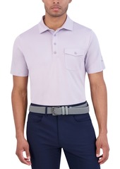 Ben Sherman Solid Tech Pique Sports Fit Pocket Polo - Orchid