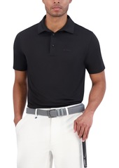 Ben Sherman Solid Tech Pique Sports Fit Polo - Navy