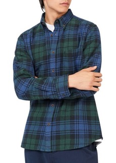 Ben Sherman Tartan Flannel Button-Down Shirt
