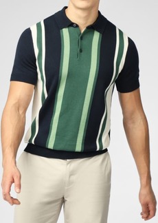 Ben Sherman Vertical Stripe Polo Sweater