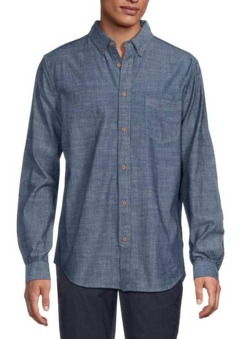 Ben Sherman Button Down Collar Chambray Shirt