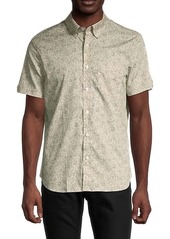 Ben Sherman Classic-Fit Line-Print Shirt