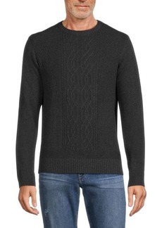Ben Sherman Crewneck Cable Knit Sweater