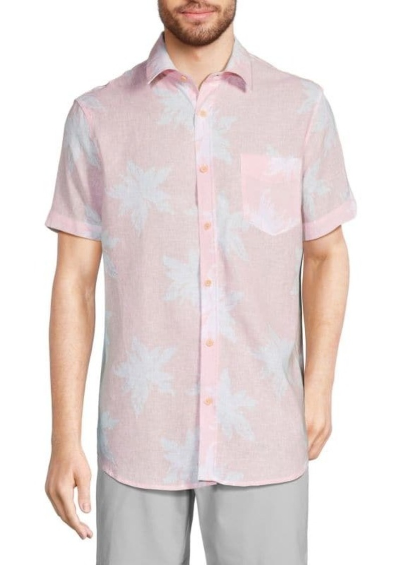 Ben Sherman Floral Linen Blend Shirt