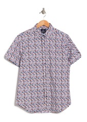 Ben Sherman Short Sleeve Floral Print Shirt