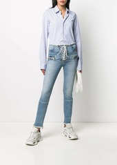 Ben Taverniti Unravel Project mid-rise laced skinny jeans