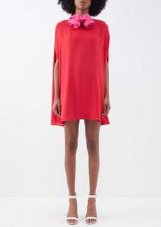 Bernadette - Eleonore Crepe Mini Dress - Womens - Red