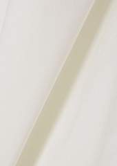 BERNADETTE - Sacha off-the-shoulder bow-embellished taffeta mini dress - White - FR 42