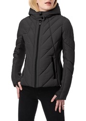 Bernardo Chevron Quilted Lightweight Puffer Jacket