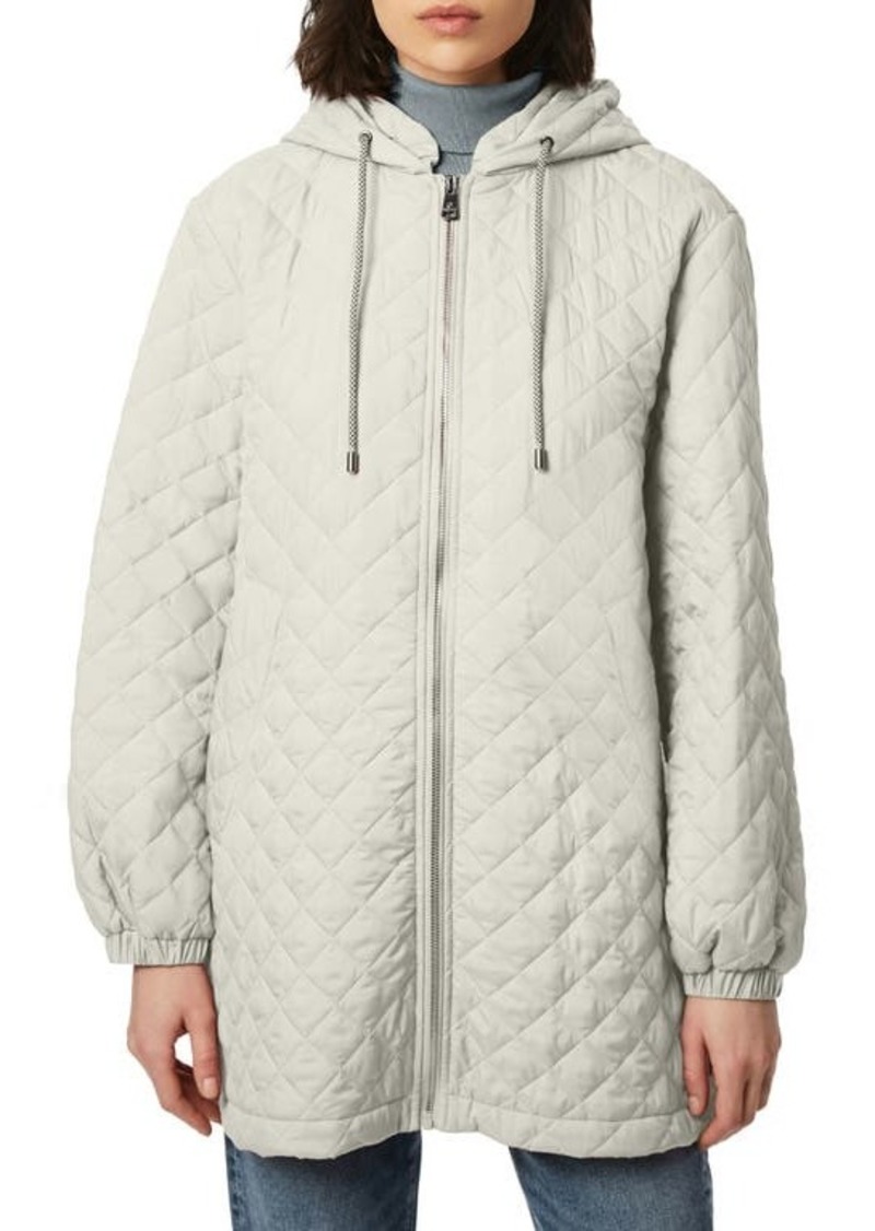 Diamond Quilted Hooded Jacket - 45% Off!