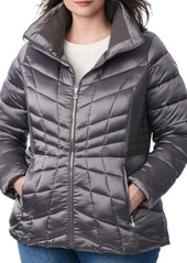 Bernardo Ecoplume&trade; Lust Packable Icon Jacket in Charcoal at Nordstrom