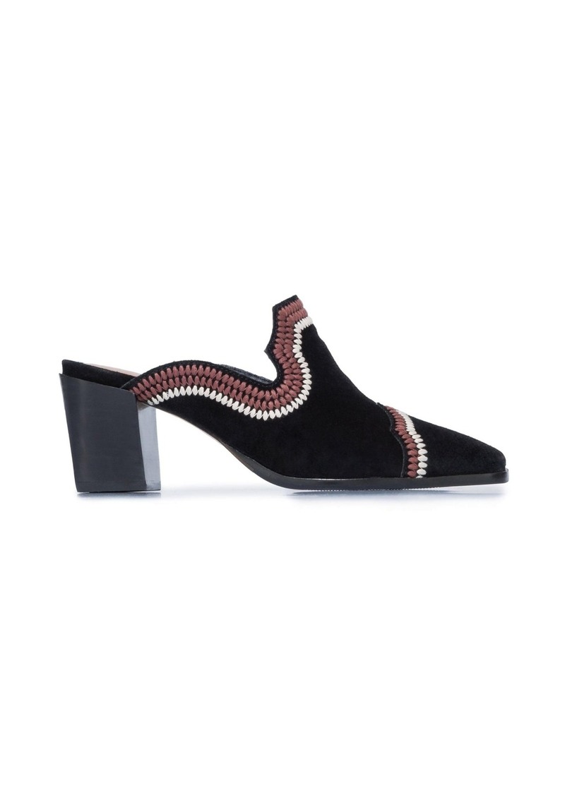 Bernardo Footwear Bernardo Brooklyn Embroidered Mule - Black