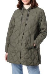 Bernardo Hooded Quilted Liner Jacket