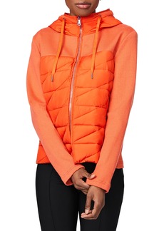 Bernardo Insulated Quilted Hooded Jacket in Spicy Orange at Nordstrom