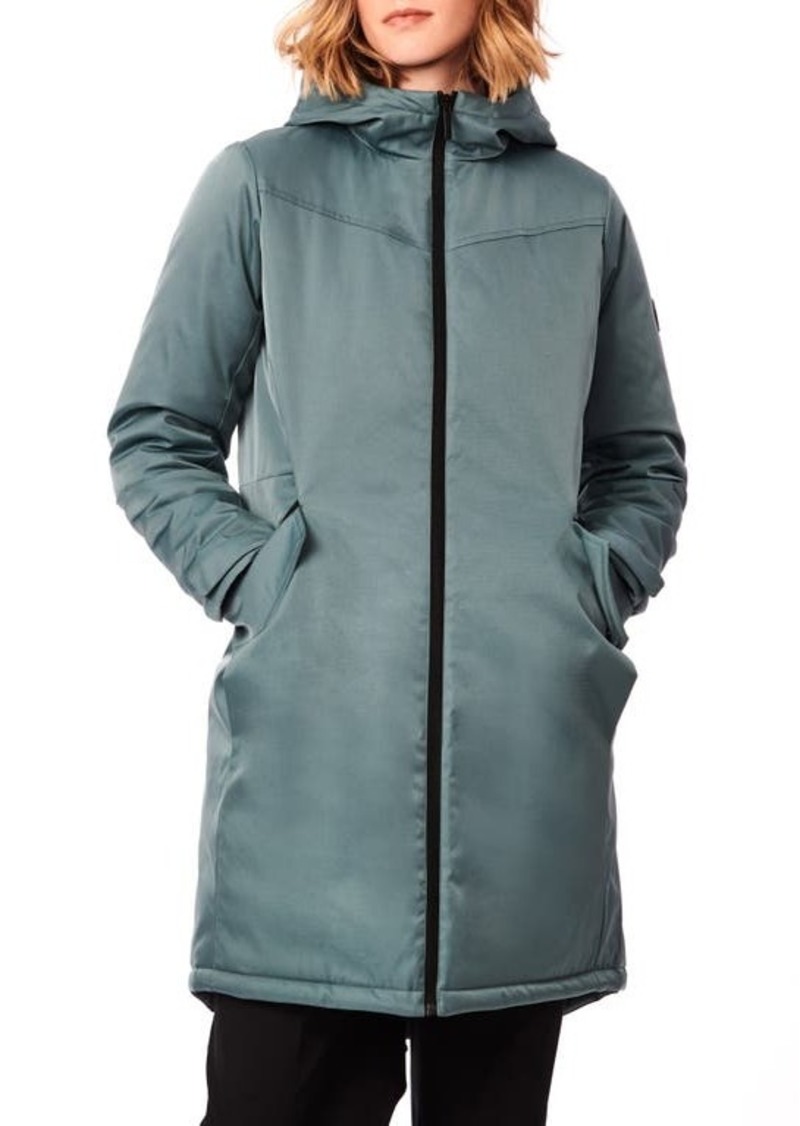 Bernardo Micro Breathable Hooded Water Resistant Raincoat