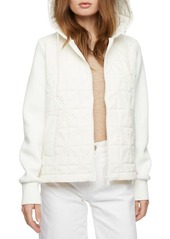 Bernardo Mixed Media Quilted Jacket